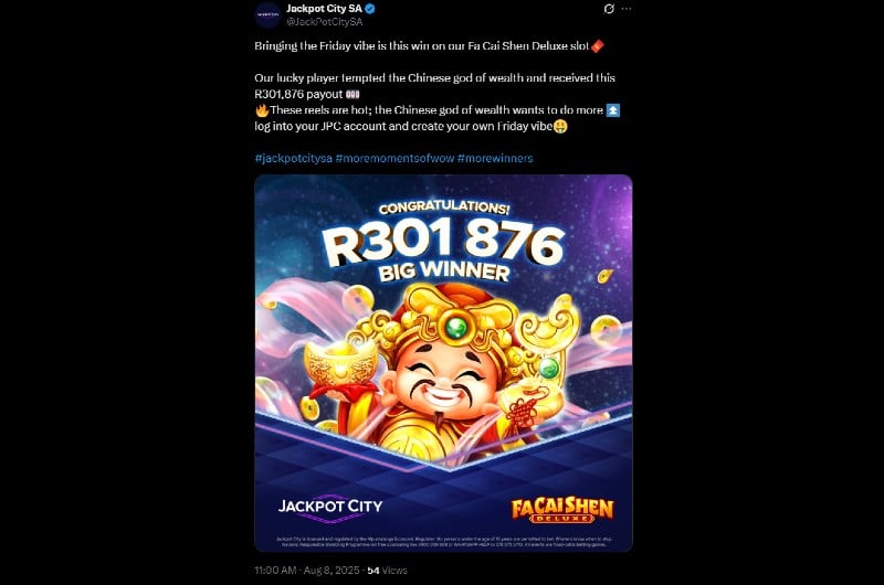 Twitter R301K Fa Cai Shen Win